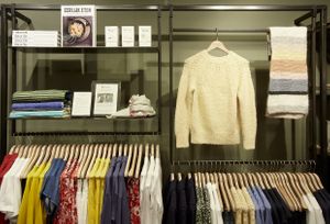 Some of our fair fashion products at Nukuhiva in Utrecht