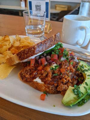 Chorizo sloppy joe at The LaFayette Place in Milwaukee