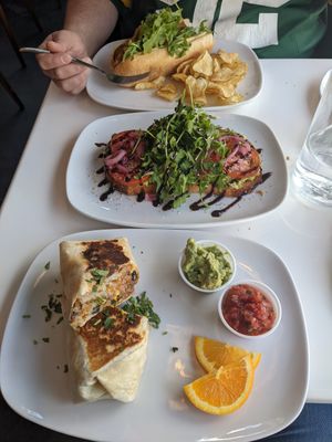 Chorizo burrito at The LaFayette Place in Milwaukee
