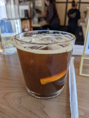 Coffee old fashioned at The LaFayette Place in Milwaukee