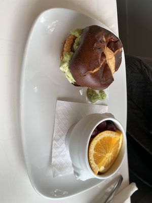 Vegan Brekee sandwich   at The LaFayette Place in Milwaukee