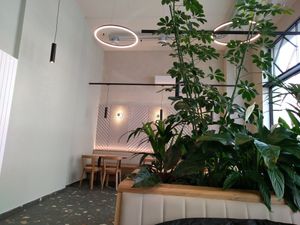 Modern indoors at Dhaba Beas in Hradec Kralove