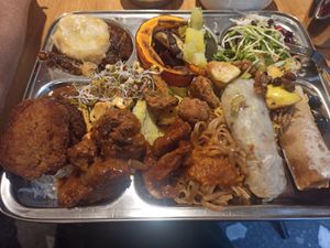 Too many foods to name... at Dhaba Beas in Hradec Kralove