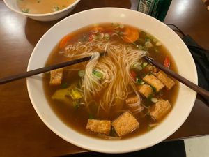 Veggie pho at Hello Pho in Puyallup
