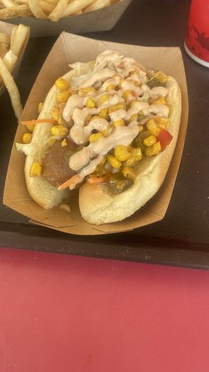 Plant based slaw dog- Feb 2023 version  at Walt Disney World - Casey's Corner in Lake Buena Vista