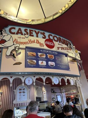 Menu  at Walt Disney World - Casey's Corner in Lake Buena Vista