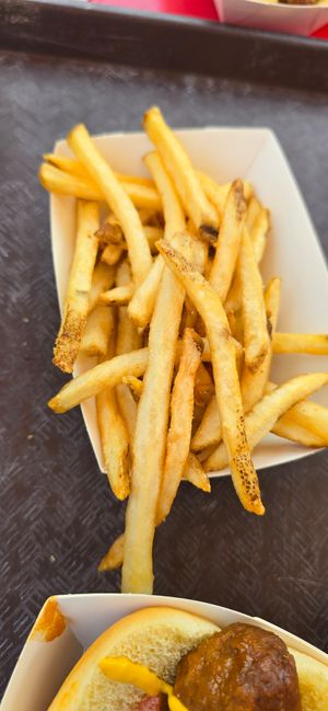 Fries at Walt Disney World - Casey's Corner in Lake Buena Vista