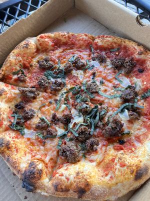 so garlicky! 🤤   at Back Forty Beer Company in Birmingham