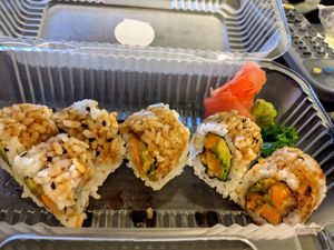 Sweet potato roll at Thai Rama9 and Sushi in Redington Shores