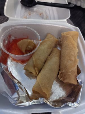 Veggie spring rolls at Thai Rama9 and Sushi in Redington Shores