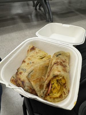 Breakfast pancake in questionn  at Vegan Resort 啼岸 in Taipei