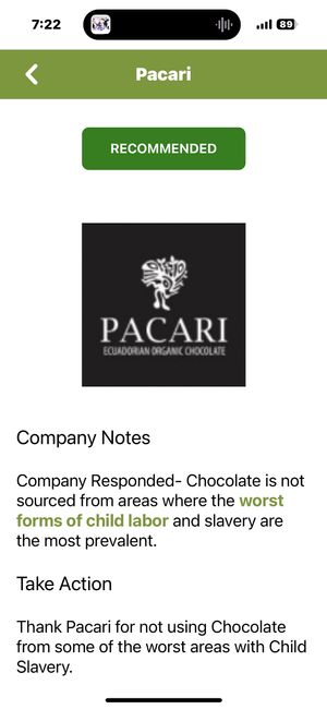 Sells chocolate recommended Food Empowerment Project   at Grand Central in Petaluma