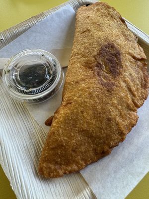 Vegan empanada #Veganuary at Grand Central in Petaluma