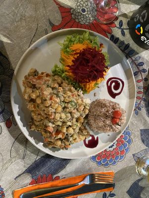 Vegan chickpea  at Sabor da Serra in Lencois