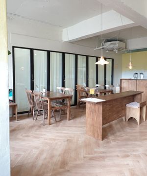 inside at Cafe Jogam in Seoul