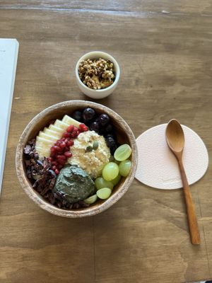 Quiet small, esp the toppings  at Cafe Jogam in Seoul