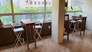 interior of location - seating 1 at Cafe Jogam in Seoul