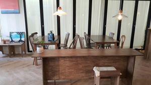 interior of location - seating 2 at Cafe Jogam in Seoul