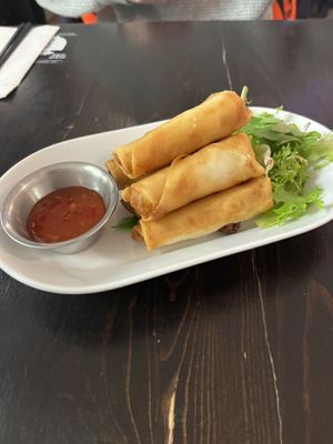 Veg spring rolls  at Arashi Ramen in Canmore