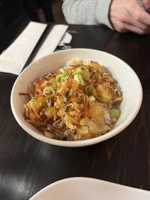 Veg tempura   at Arashi Ramen in Canmore
