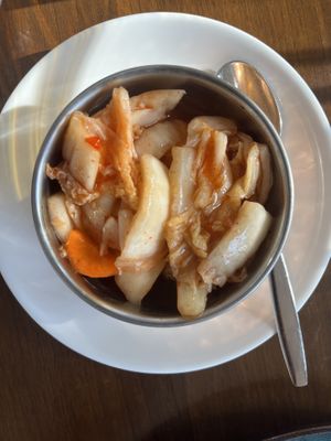 Spicy fermented chinese cabbage  at Yatra Restaurant - Porvoo  in Porvoo