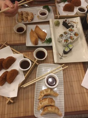 Loads of great plant based choices   at Yorokobi by CJ in Aberdeen