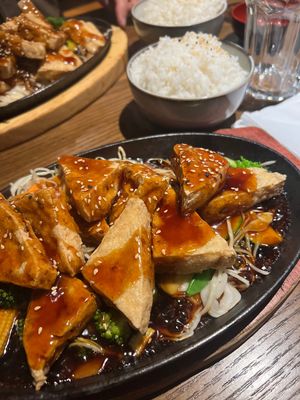 Tofu steak  at Atami Japanese Cuisine in Dundalk