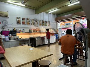 Inside the eatery. Not a lot of seating but we didn’t have any problems finding an empty table, as most people seem to opt for takeaway.  at Sweet Veggie in Kuala Lumpur