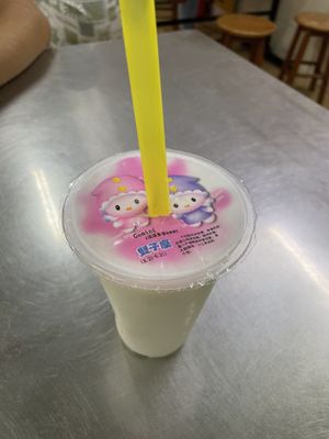 Organic soy milk  at Sweet Veggie in Kuala Lumpur
