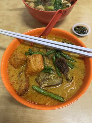 Curry mee   at Sweet Veggie in Kuala Lumpur
