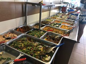 Economy rice  at Sweet Veggie in Kuala Lumpur