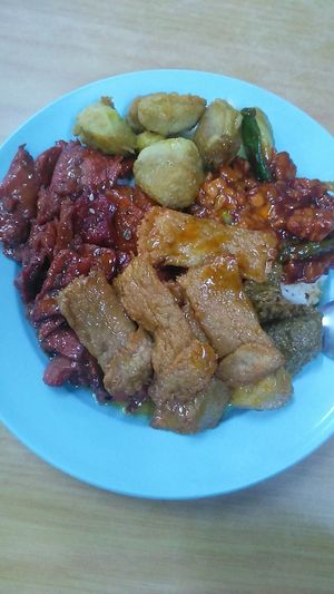 From buffet at Sweet Veggie in Kuala Lumpur