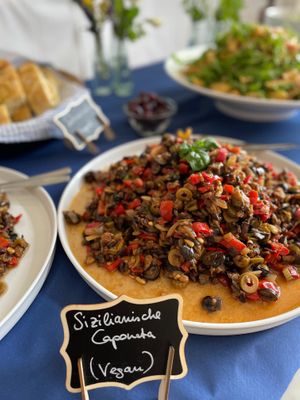 Vegan salad catering at Gästehaus am Klostersee in Kloster Lehnin