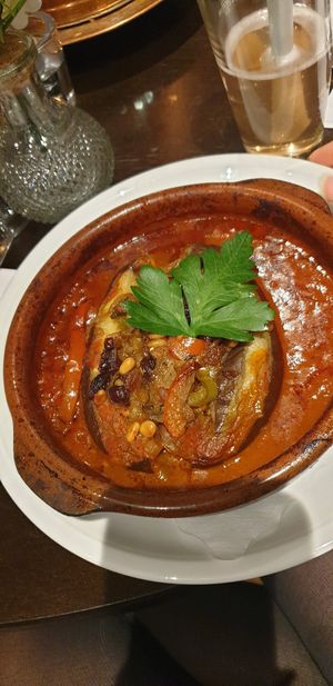 Gefüllte Aubergine at Matyar in Sehnde