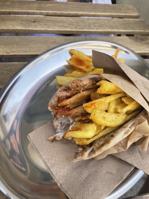 Gyros  at 269 Fast Vegan Food in Crete