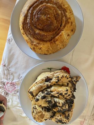 Tahini bun and oreo bun  at 269 Fast Vegan Food in Crete
