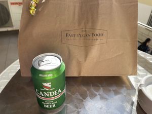 Take away pack  at 269 Fast Vegan Food in Crete