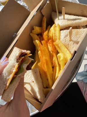 Special club sandwich   at 269 Fast Vegan Food in Crete