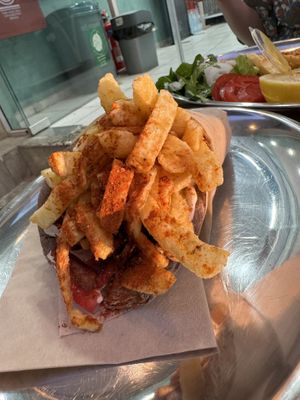 Pita Gyros "Pork”  at 269 Fast Vegan Food in Crete