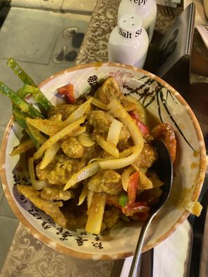 Satay vegetal chicken  at The Four Seasons in Tenerife