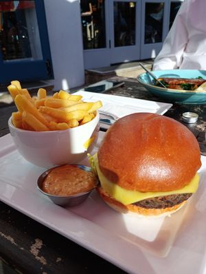 Yes .you guessed it..the vegan burger... at Anchor in Cambridge