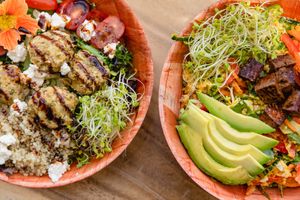 Vegan Bowls available  at Plant Based Paradise Kailua in Kailua