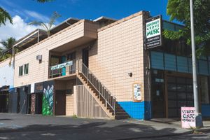 We are located up the stairs.  at Plant Based Paradise Kailua in Kailua