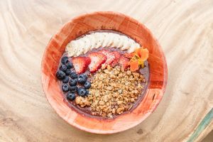 Acai bowl at Plant Based Paradise Kailua in Kailua