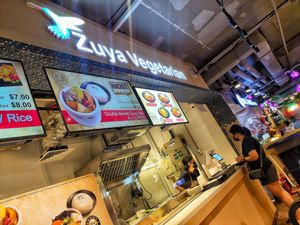 Cashier counter at Zuya Vegetarian Cuisines 竹雅素食 - Tiong Bahru Plaza in Central Singapore