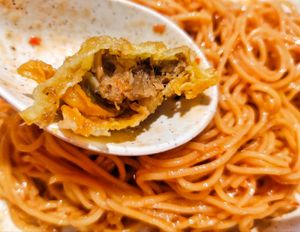 Wan ton at Zuya Vegetarian Cuisines 竹雅素食 - Tiong Bahru Plaza in Central Singapore