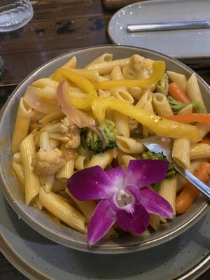 Rasta pasta  at 14 Parishes on Oak in New Orleans