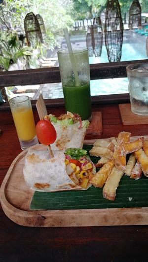 Bbq wrap at Titi Batu in Ubud