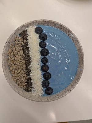 Breakfast smoothie bowl. 😋 at MADE Wellness Centre in Stone