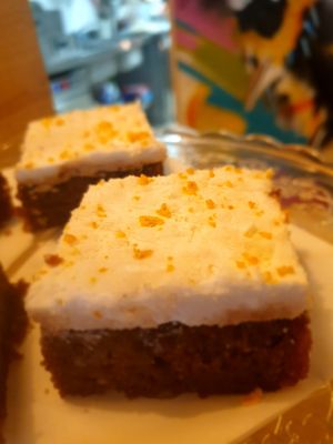Delicious carrot cake 🎂 😋 at VK Plant Based Diner in Waterlooville